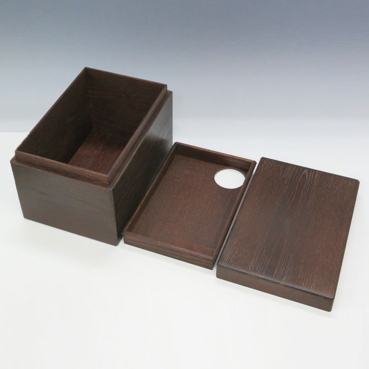 茶道具 利休茶箱 女桑