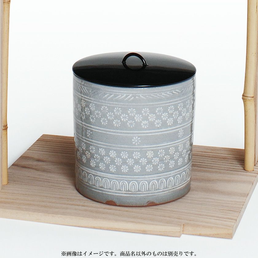 茶道具 水指（水差・みずさし） 水指 花三島 一重口 太仙窯 | 千年の