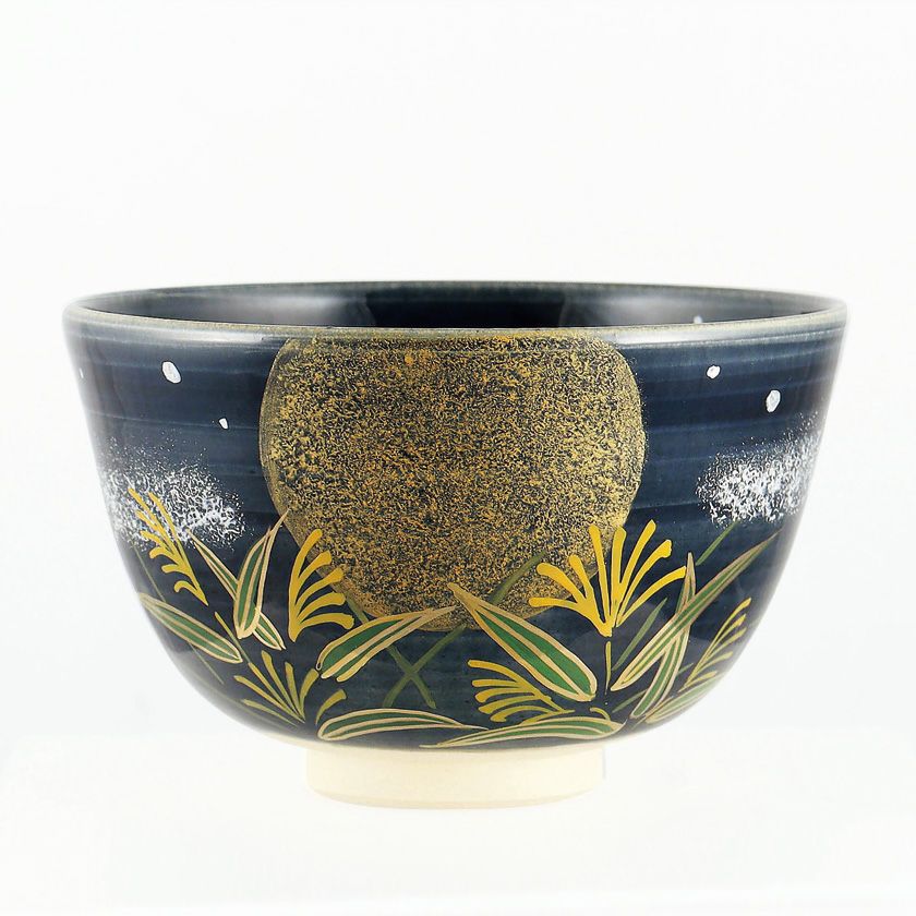 茶道具 抹茶茶碗（まっちゃちゃわん） 義山 茶碗 花火 （耐熱） 八木