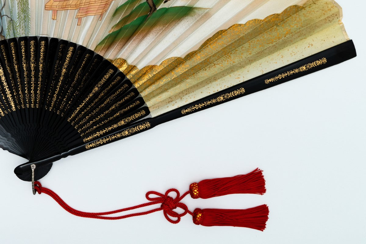 金銀彩扇 御殿の十二ヶ月 金銀彩扇 御殿の十二ヶ月 - メルカリ