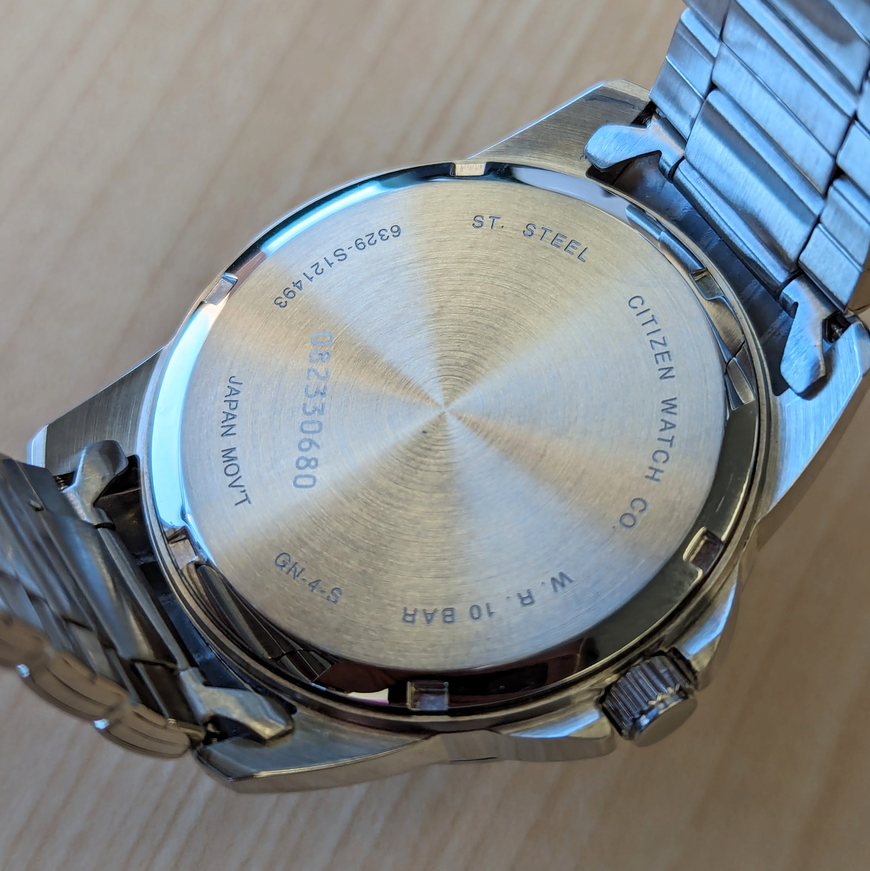 CITIZEN Quartz Watch Ref. AG8340-58E ALL Stainless Steel Cal. 6329