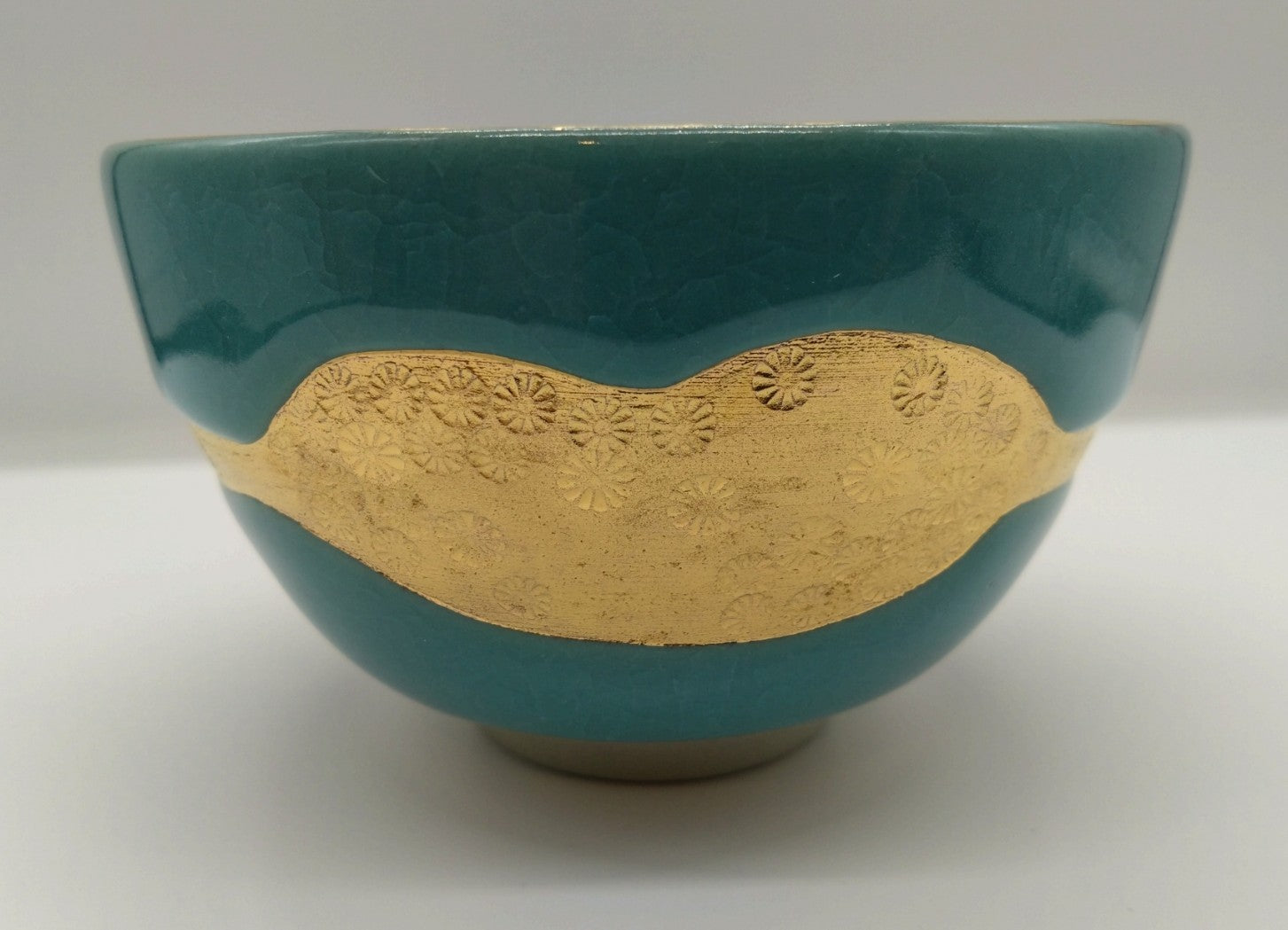 京焼・清水焼 岡山高大 貫入金彩抹茶碗 ブルー – SEIKADO