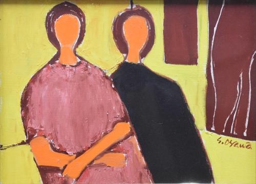 Liseu 油彩画 男女の散歩 Liseu 油彩画 男女の散歩 Liseu 油彩画 男女