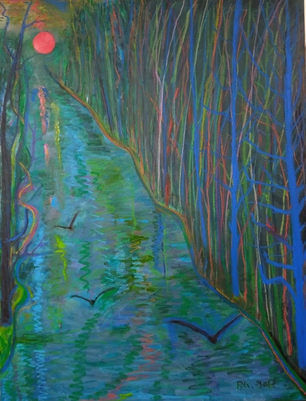 油絵 98歳まで天命を全うした画家 古川 幸の作品 少女 F3号 油絵 98歳