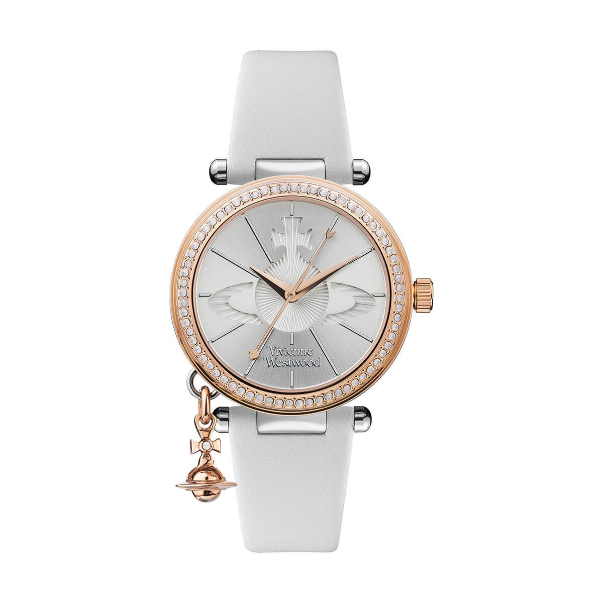 お箱付VivienneWestwood オーブ/クリスタルキューブウォッチ お箱付