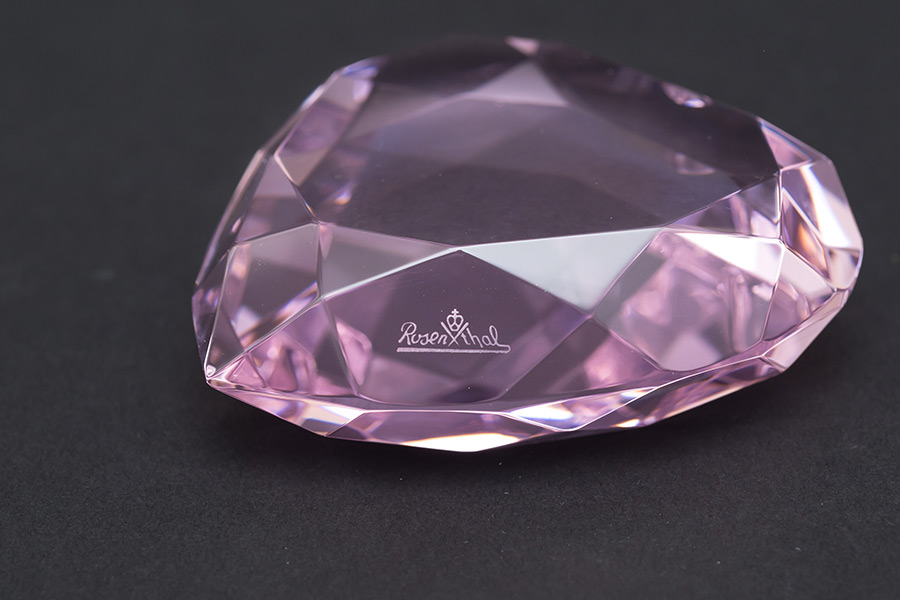 ローゼンタール クリスタル クラシックハート ペーパーウェイトを