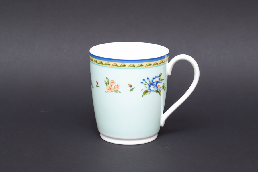 A915-4/TIFFANY＆Co./モーニンググローリー ペアマグカップ/