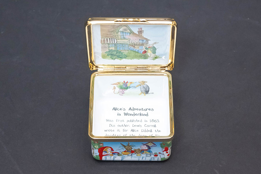 ハルシオン・デイズ エナメルボックス『Alice in Wonderland（不思議の