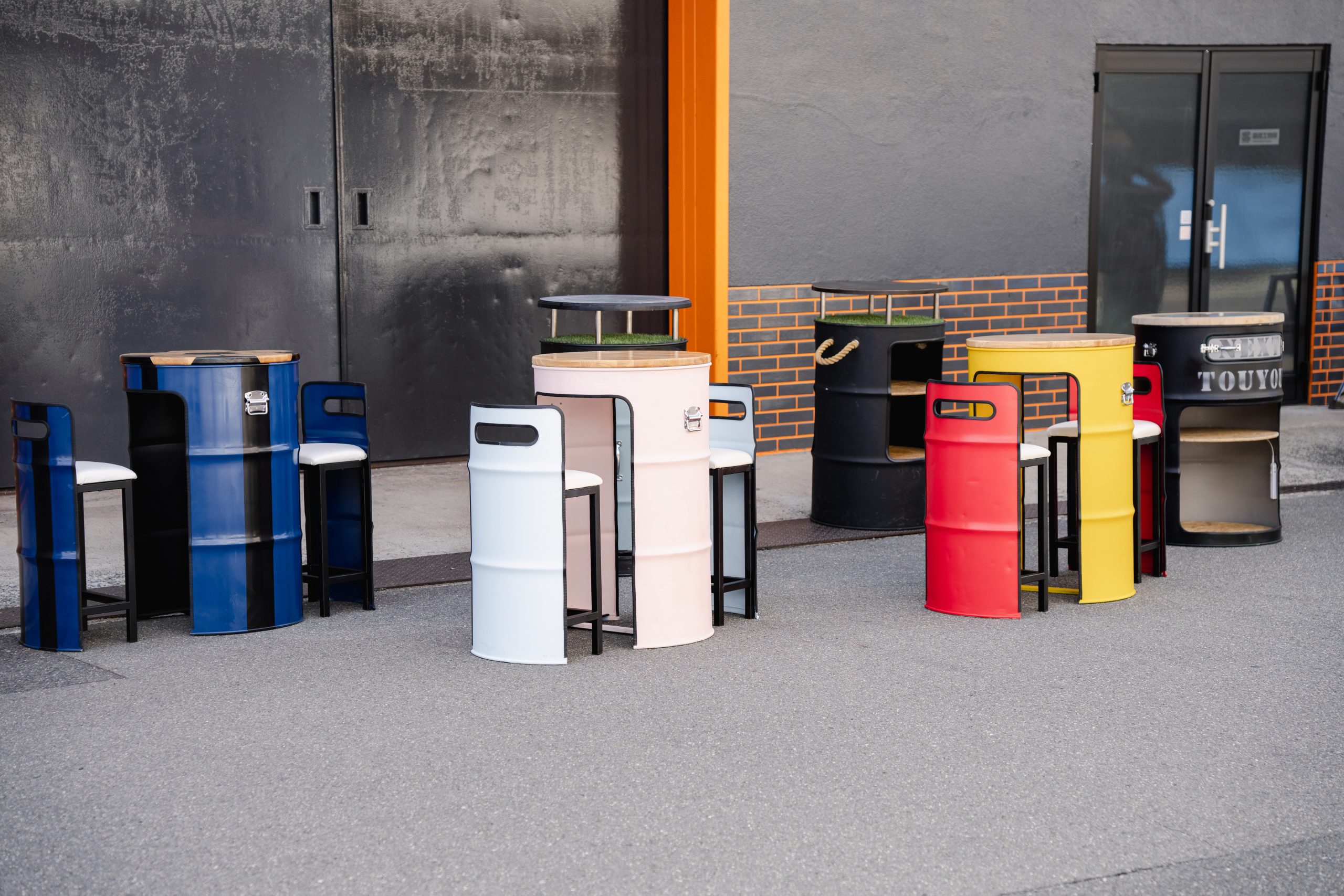 TOYOドラム缶 テーブルセット - 摂津市中小企業応援プロジェクト