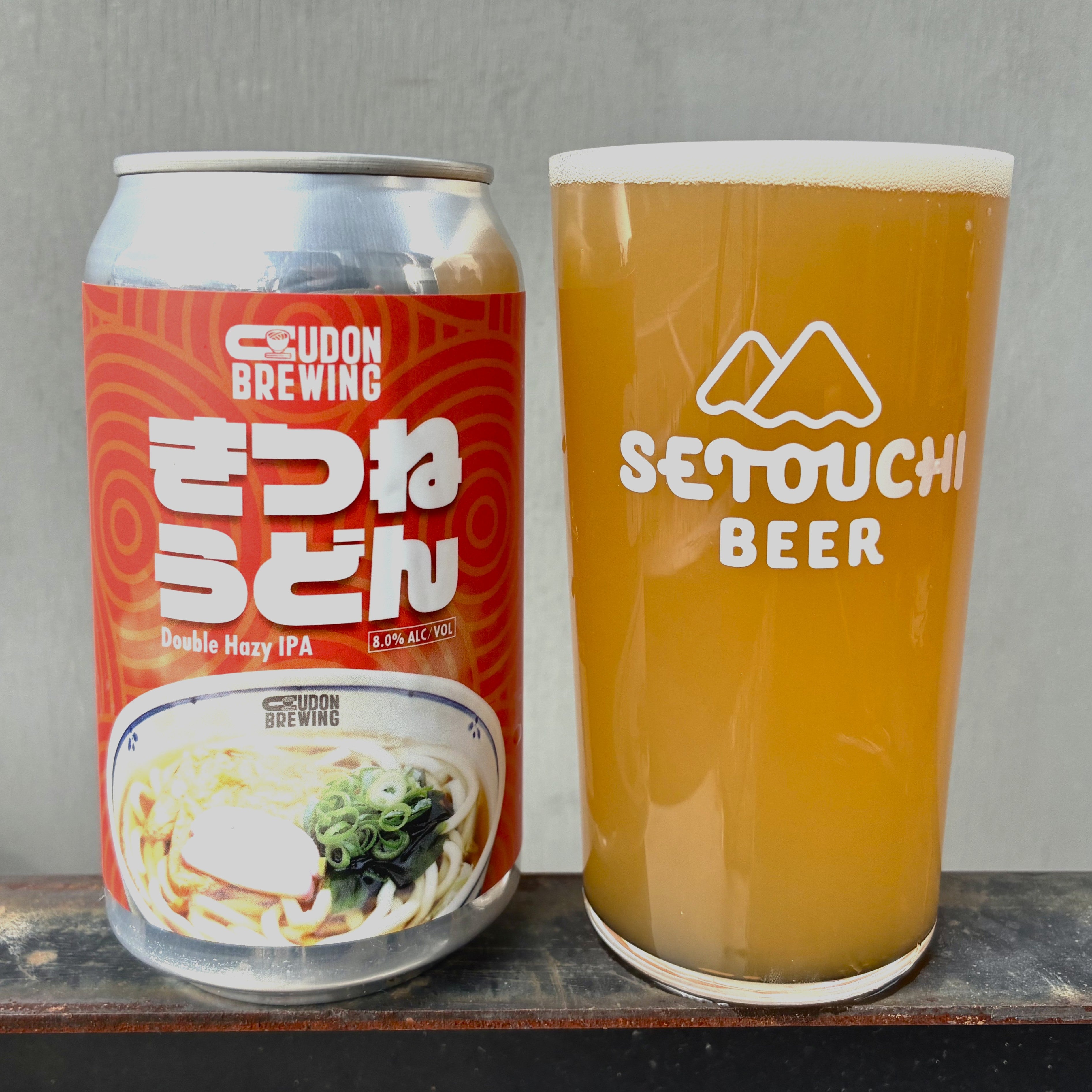 きつねうどんDouble Hazy IPA – SETOUCHI BEER