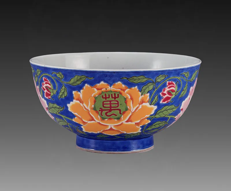 清 粉彩四角鉢 歴史唐物 琺瑯彩 伝世品焼物 ウブ品 入手困難 WWTT138