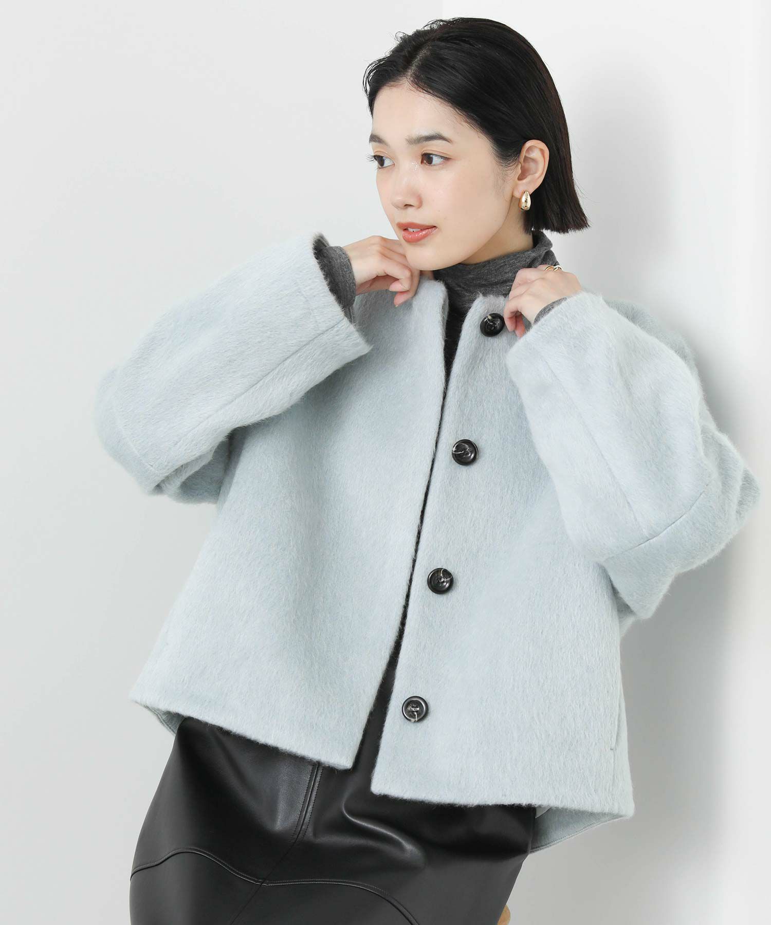 試着のみ】Gready Brilliant チェスターコート グリーン 試着のみ