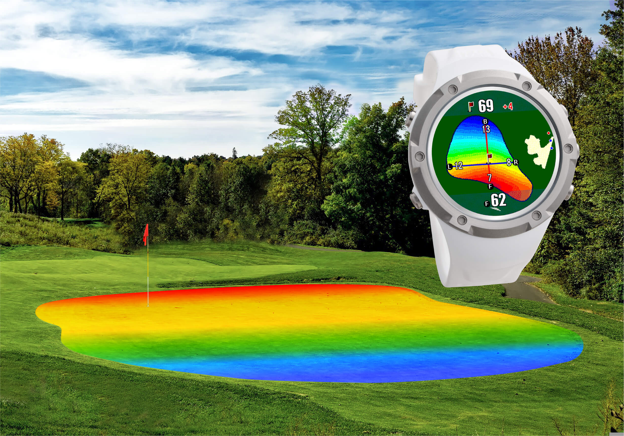 Shot Navi Evolve α::ゴルフ用GPSウォッチ