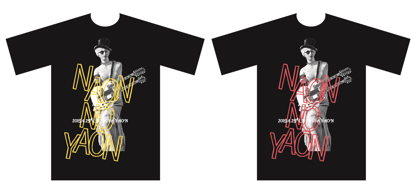 SHOW-YA プロデュース☆NAONのYAON 2019年 ツアー Tシャツ