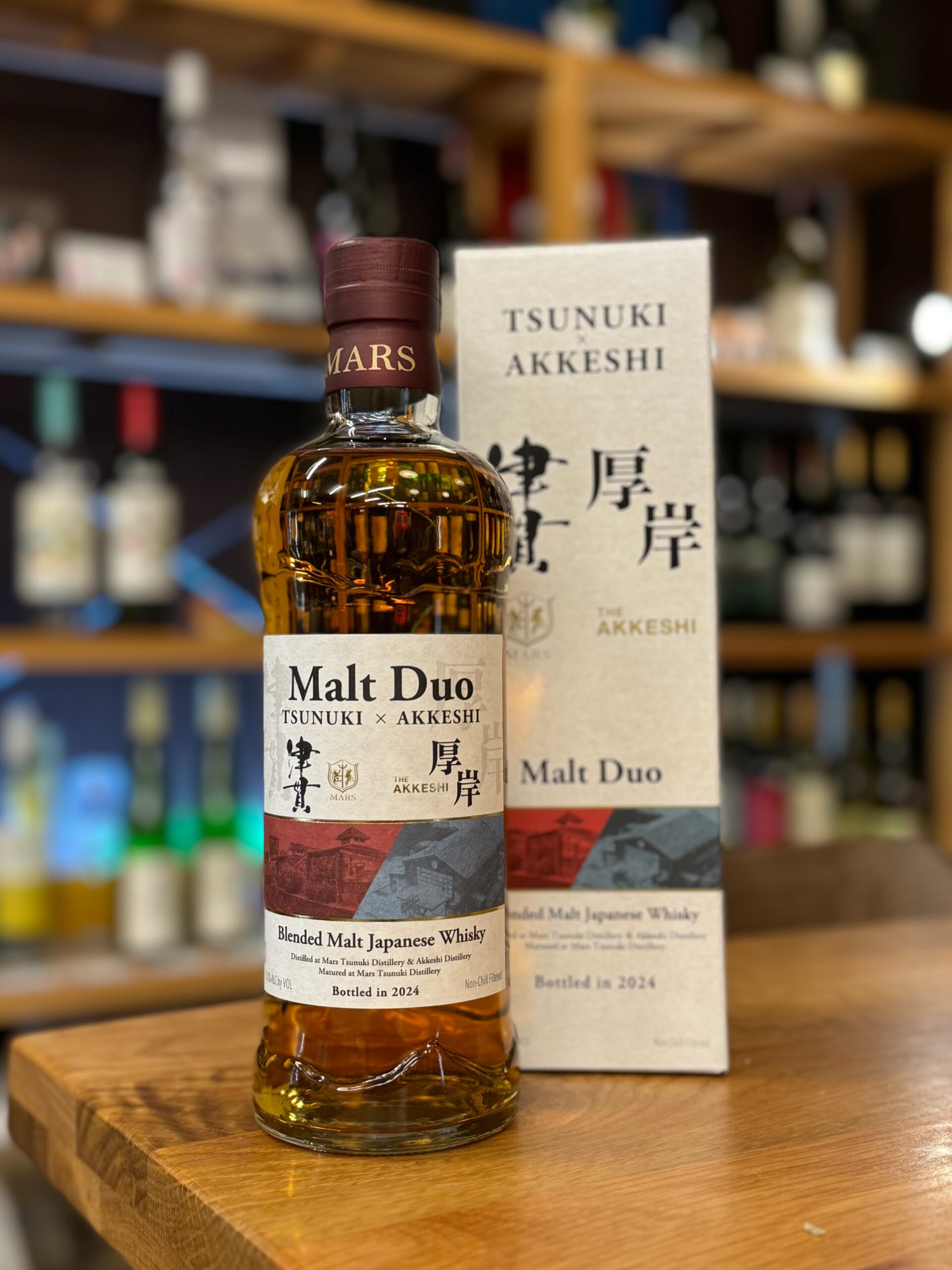 Malt Duo 津貫×厚岸 700ml マルスウイスキー モルトデュオ 津貫×厚岸