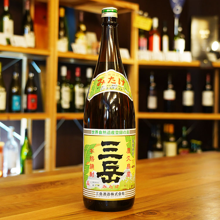 三岳 25度 1800ml 三岳酒造 | 芋焼酎 | 鹿児島本格焼酎の通販 堀之内酒店