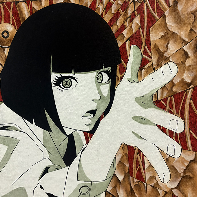 岡田三郎助 『あやめの女』 岡田三郎助 「あやめの衣」フォルダ