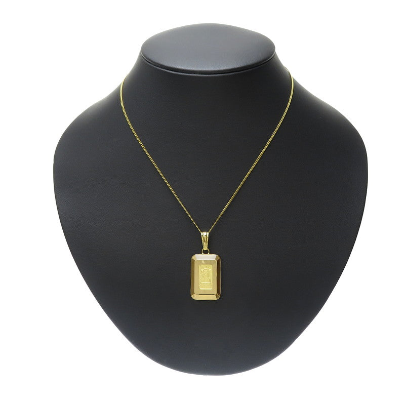1gインゴット 999.9 四角/自由の女神 ペンダントトップ K24ゴールド 24