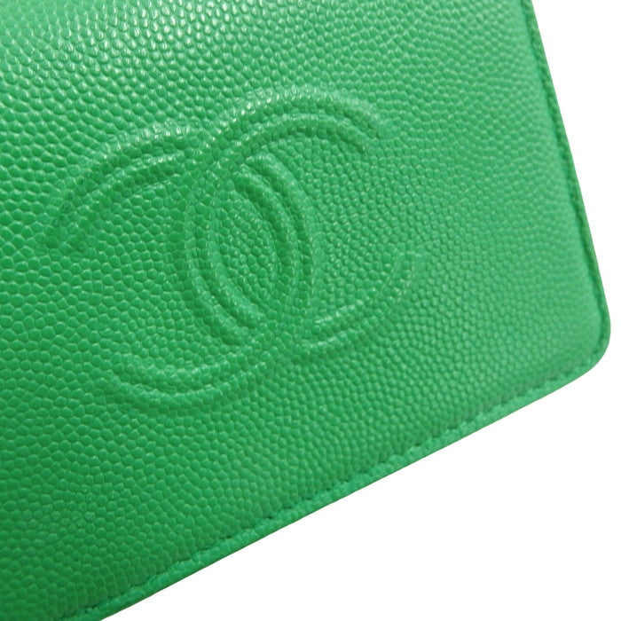 CHANEL/シャネル】 ミニウォレット 三つ折り財布 30番台/キャビア