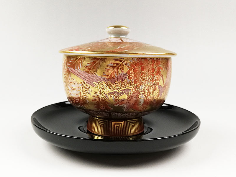 江戸後期 古九谷焼 蓋付菓子器 アンティーク0923 江戸後期 古九谷焼 蓋
