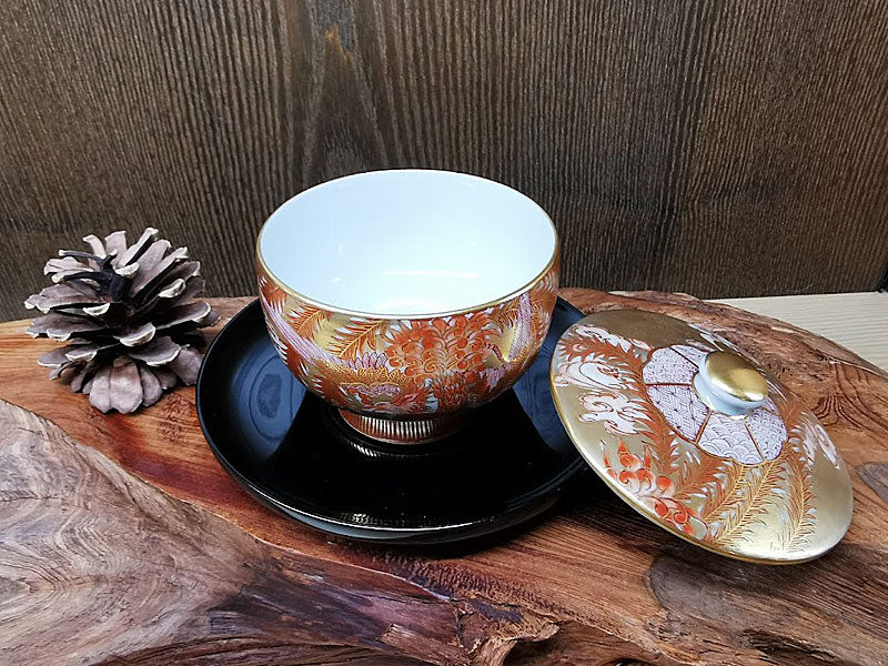 九谷焼 骨董 蓋付き椀 九谷焼 骨董 蓋付き椀 九谷焼 骨董 蓋付き椀 九谷