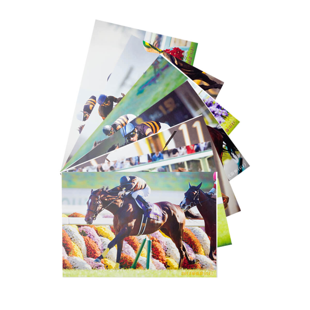 ポストカード キタサンブラック 7枚セット「引退記念」 - 競馬グッズの