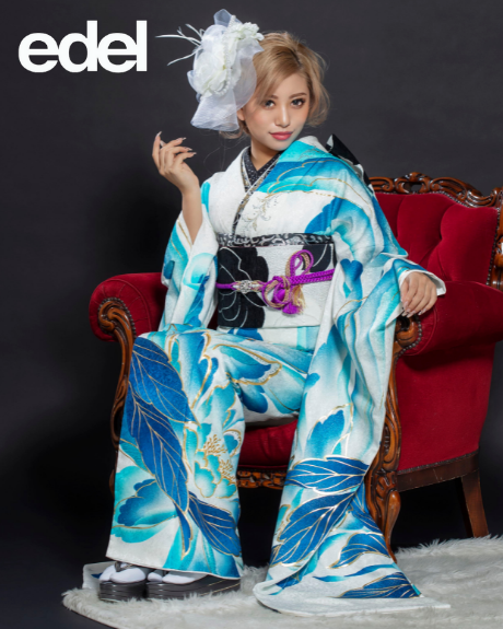 Kazu☆ギャル振袖No.3【身長155㎝〜165㎝の方向け】振袖単品 Kazu