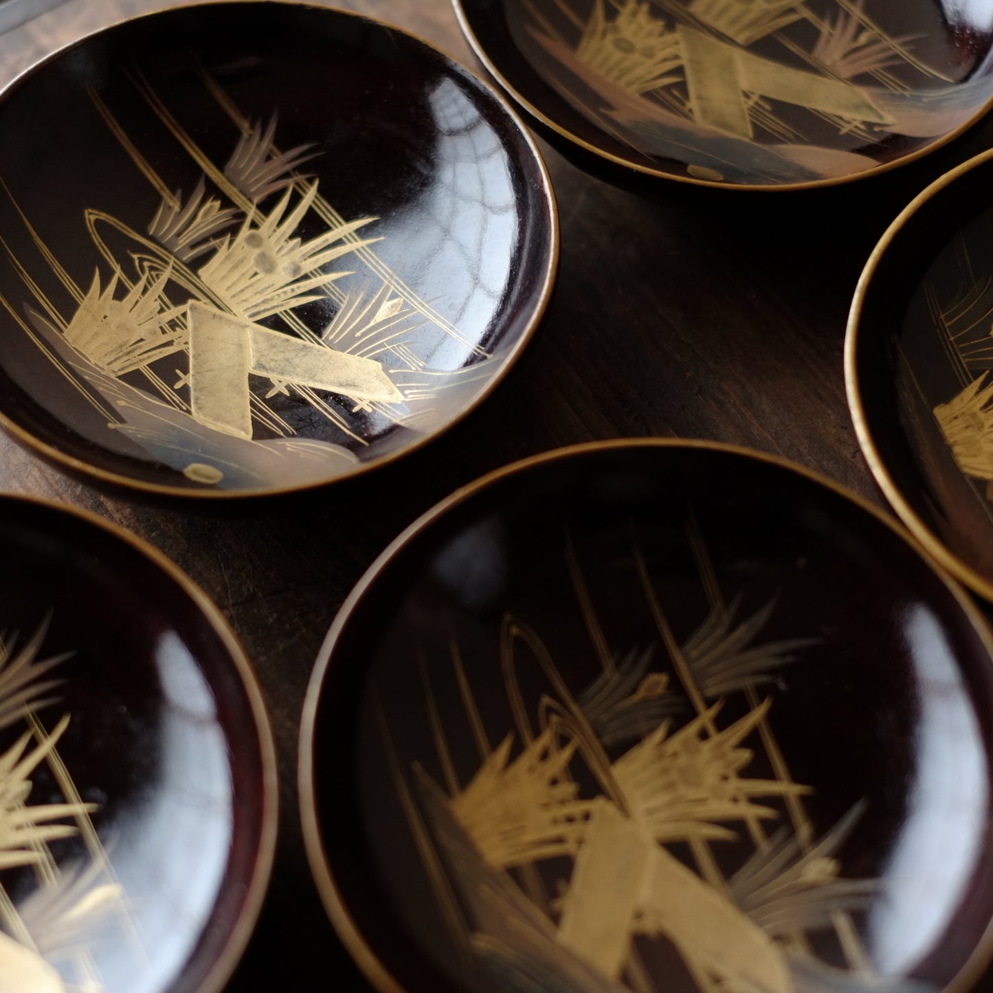 道八 阿蘭陀写し 八角菓子 江戸時代 オランダ風 皿 菓子器 箱付 Q1755