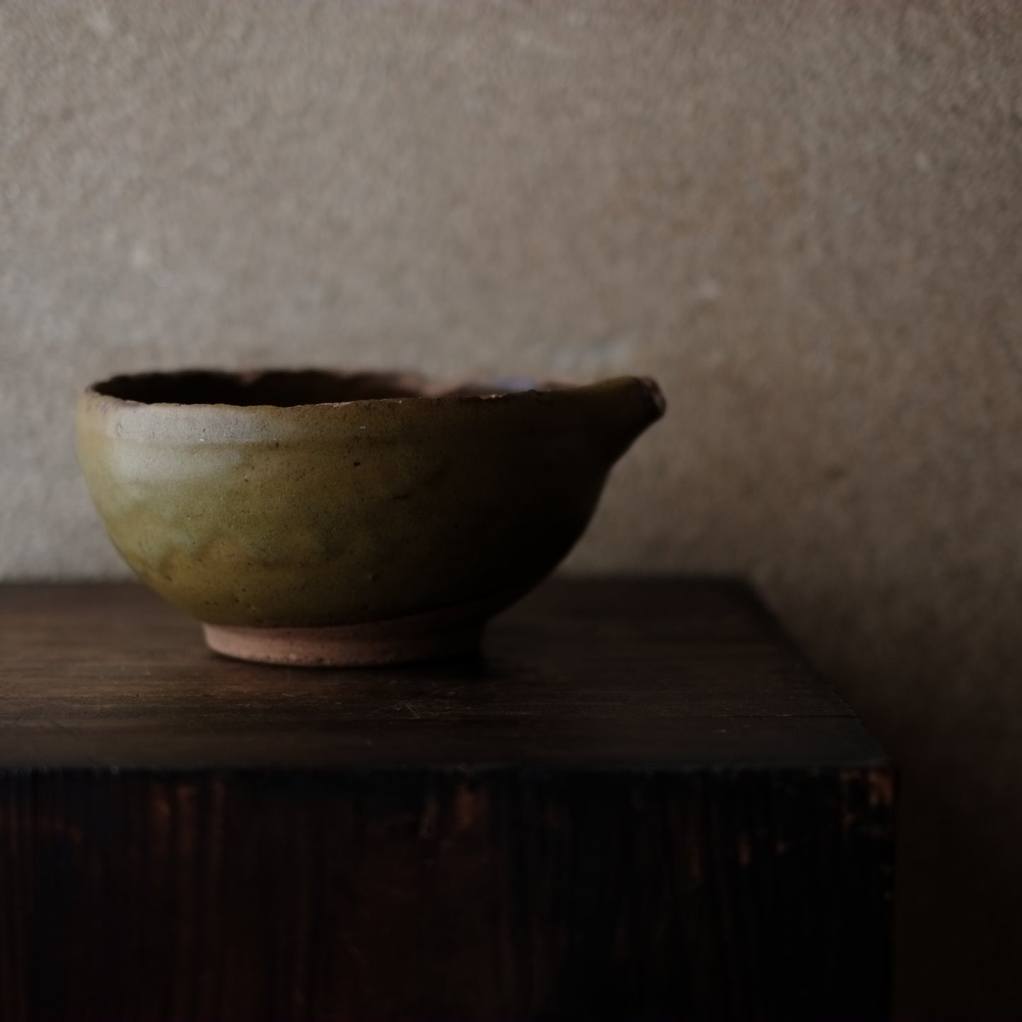 古唐津 緑釉片口 古唐津緑釉片口