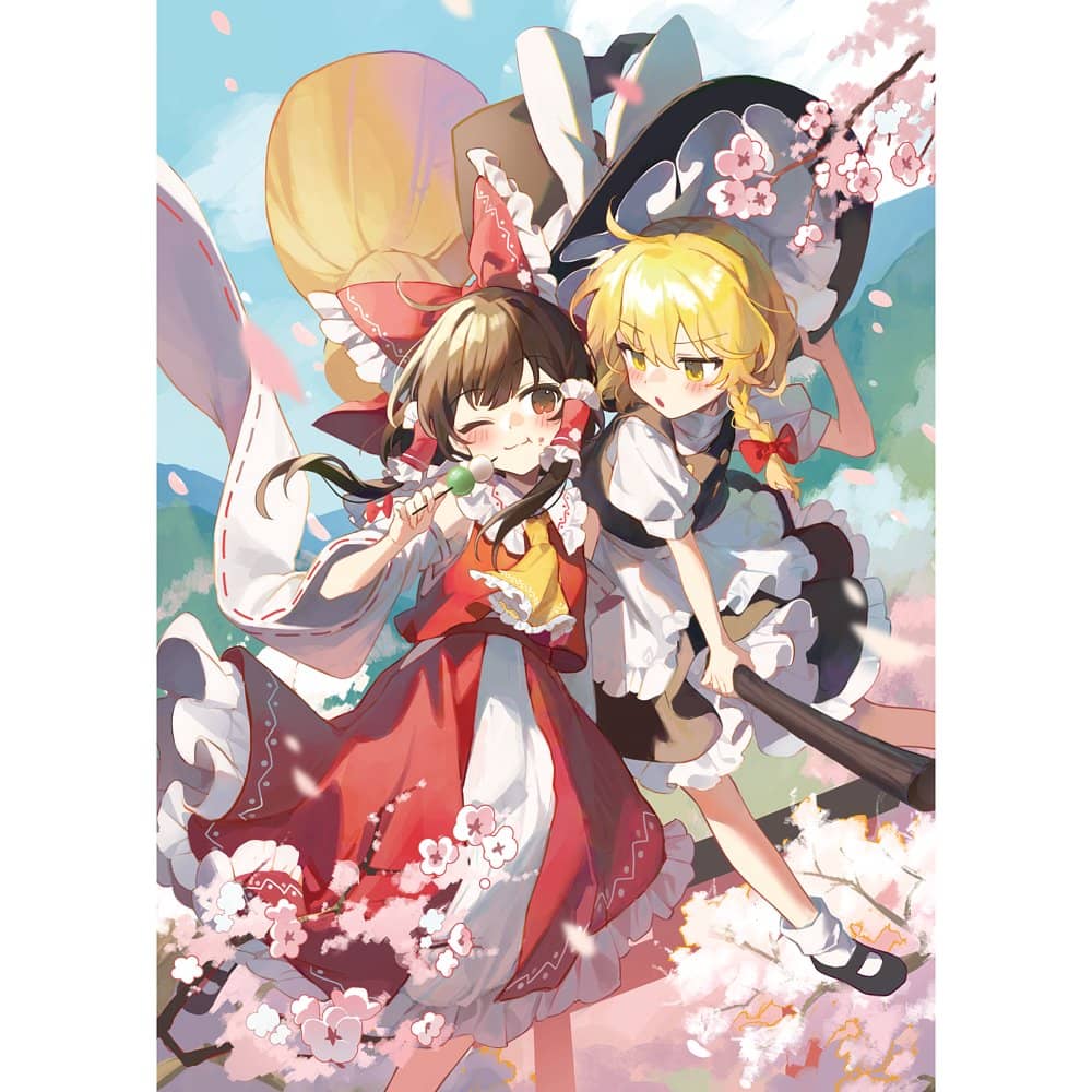 新品】東方Project クリアファイル 霊夢＆魔理沙_JILL。 / 愛の枷 発売