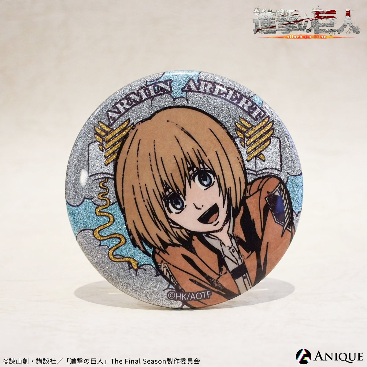 進撃の巨人 きゃにめ限定 イメージソング ジャケット 缶バッジ 【公式