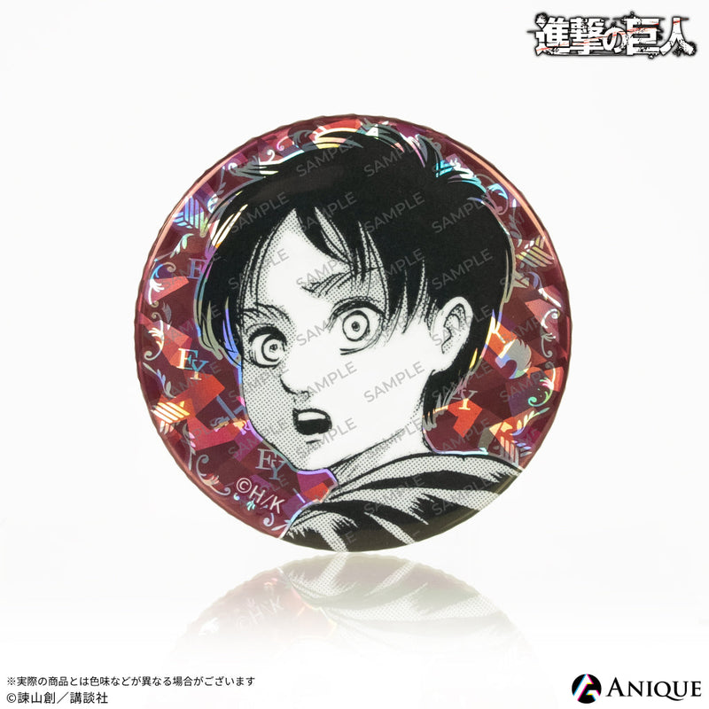 進撃の巨人】缶バッジコレクションPart3〈エレン〉 希少】進撃の巨人