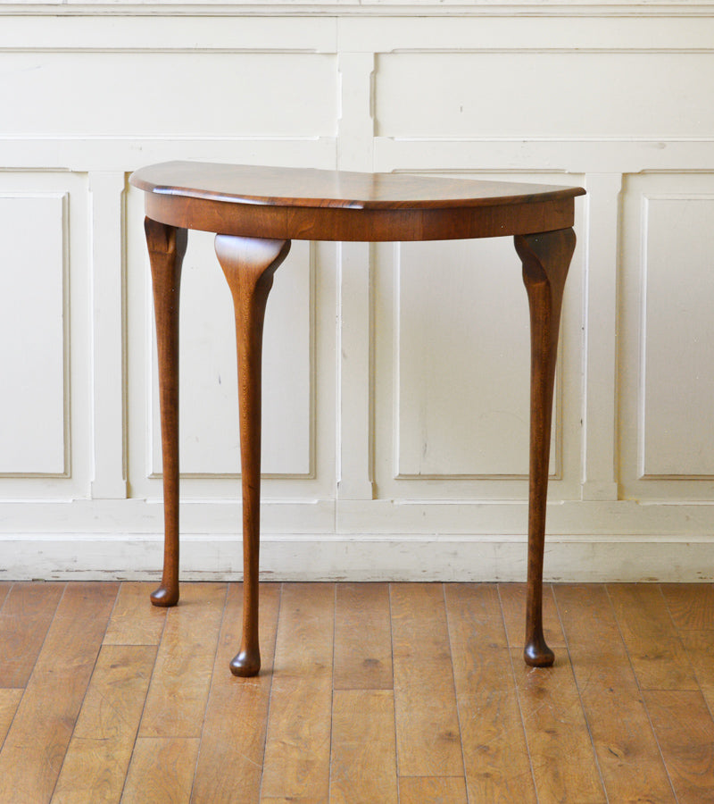 l*h様 希少 イギリス 英国 アンティーク ハーフムーンテーブル