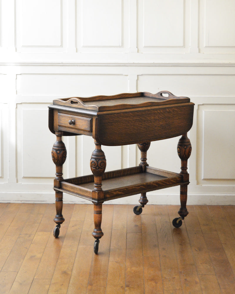 アンティーク 家具 ティートローリー 1930年頃 イギリス 英国 376A