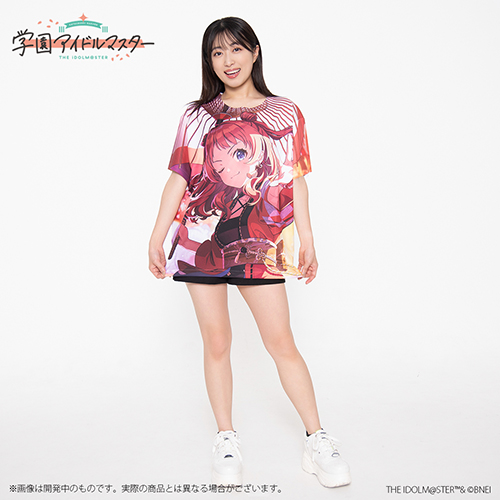 学園アイドルマスター 公式フルグラフィックTシャツ「冠菊」花海咲季 M