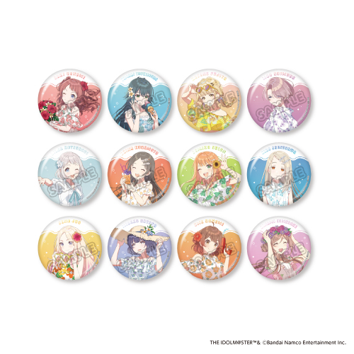 トレーディング等身缶バッジ（スイーツパラダイス）