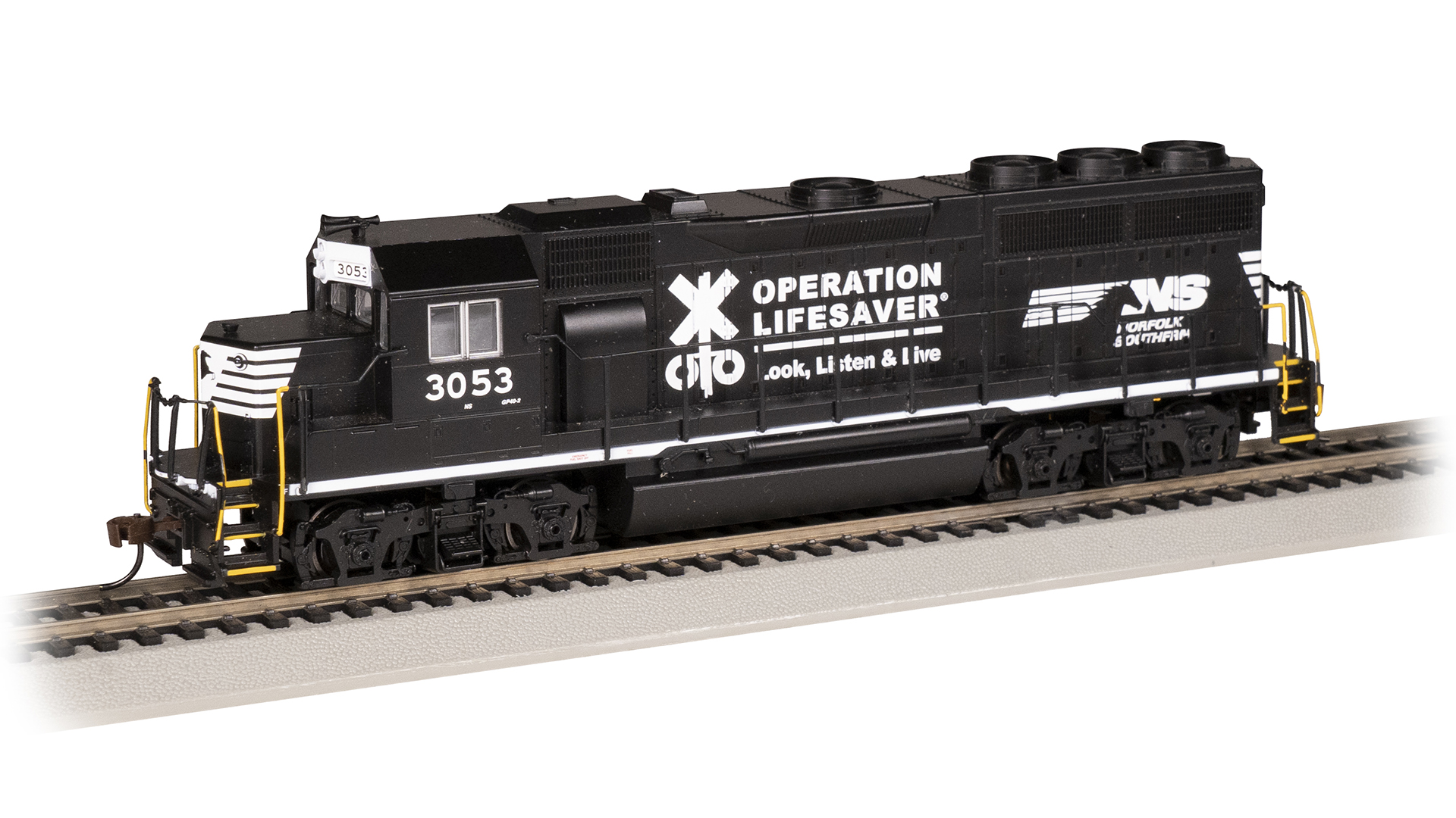EMD GP40 - Norfolk Southern #3053 (Operation Lifesaver) [63535