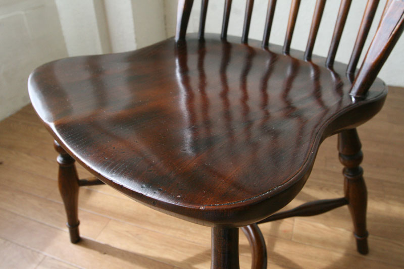 フランスアンティーク ボウバックチェア カフェチェア 1800年代