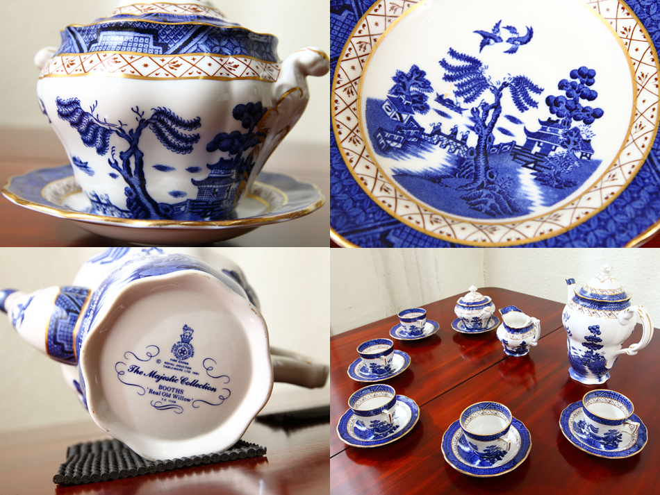 ブース リアル・オールド・ウィロー デザートプレート6枚 SOLD OUT