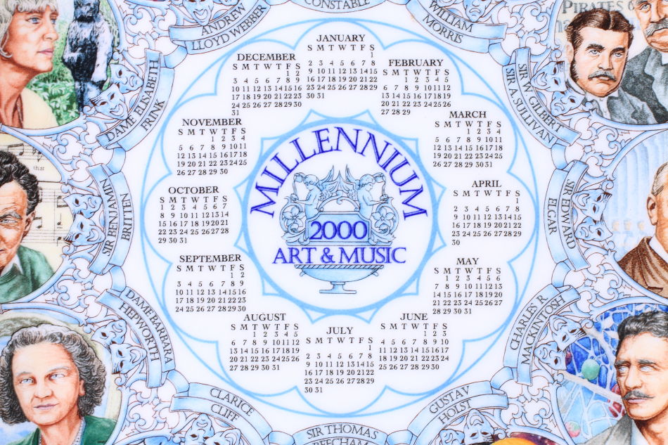 ウェッジウッドWEDGWOOD ミレニアム 2000 ART&MUSIC カレンダー