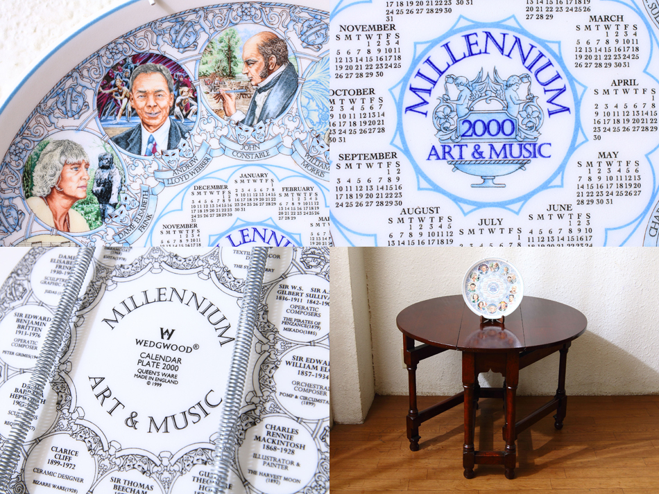 ウェッジウッドWEDGWOOD ミレニアム 2000 ART&MUSIC カレンダー