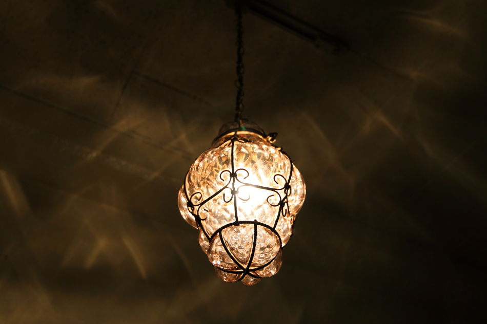 ムラーノガラス ペンダントホールランプ｜アンティーク家具・照明の