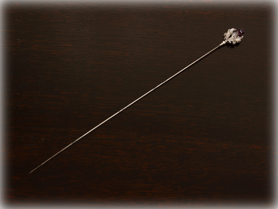 ヴィクトリアン シルバーハットピン｜アンティーク家具・照明の専門店