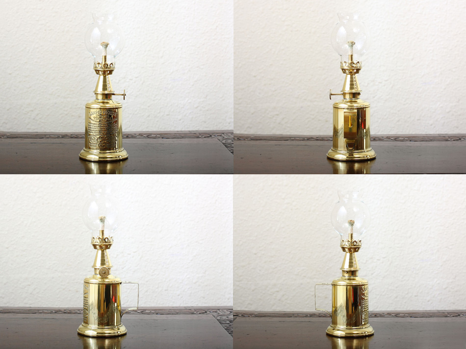 ピジョンPIGEON アンティークブラス オイルランプ｜アンティーク家具