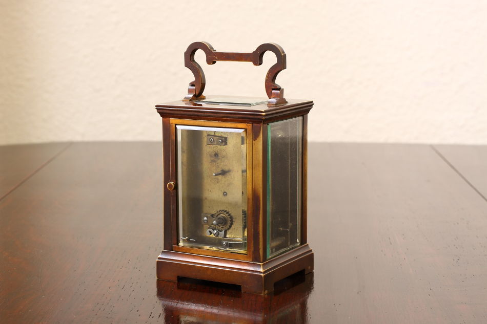 アンティークブラス クオリティキャリッジクロック｜アンティーク家具