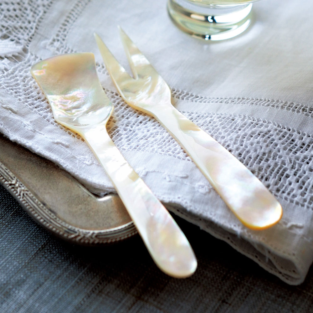 白蝶貝カトラリー 5本セット: キッチン雑貨 | スイーツ・グルメ