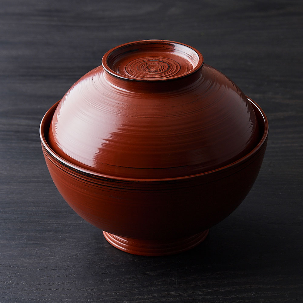 根来塗、天目台 三代村瀬 治兵衛作 根来塗、天目台 三代村瀬 治兵衛作