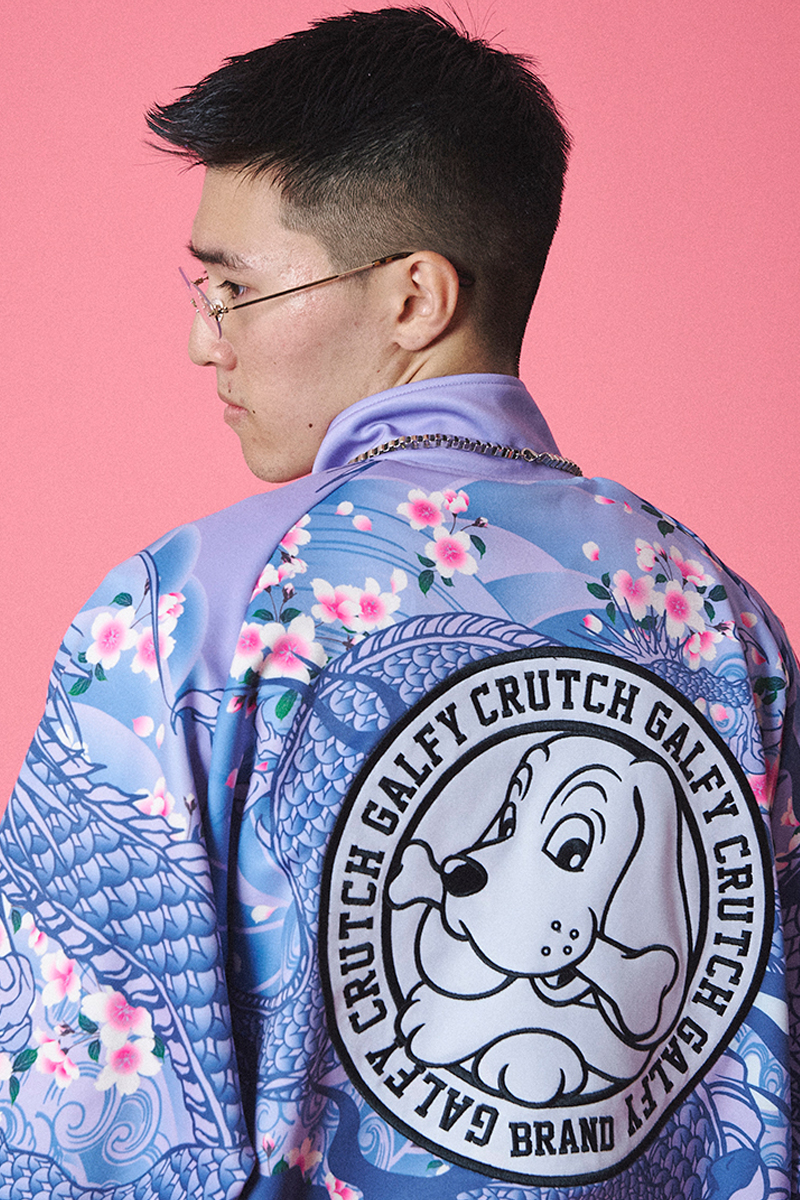 マーキュロ × GALFY × KRAKYCLOTHING トラックスーツ 紫 楽天市場