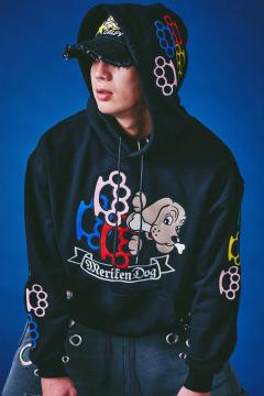 GALFY (ガルフィー) 犬耳ニット帽 OFF WHITE / ロックファッション