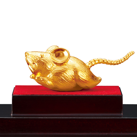 純金置物 十二支 「子」 ＜大淵光則原型作＞ | 高品質 金・プラチナ